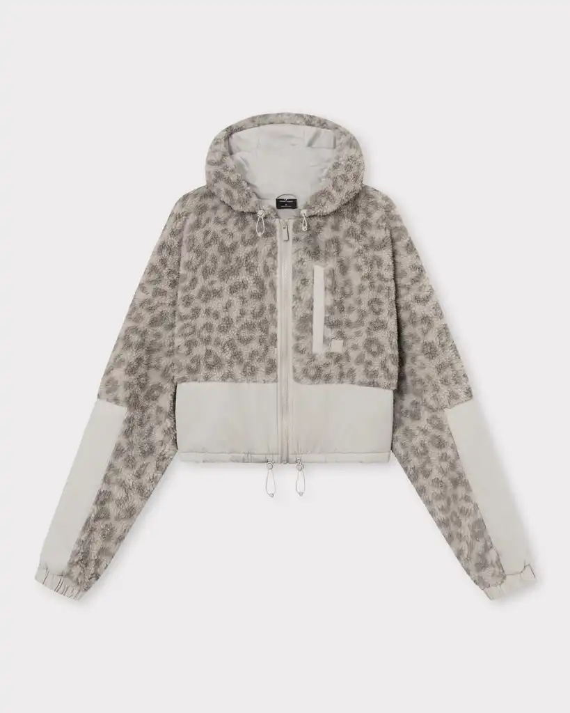 Cropped Teddy Fleece Jacket "Carey"