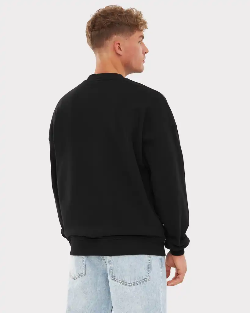 Oversized crewneck "Carter" print