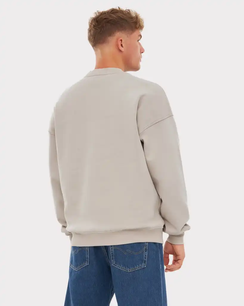 Oversized crewneck "Carter" print