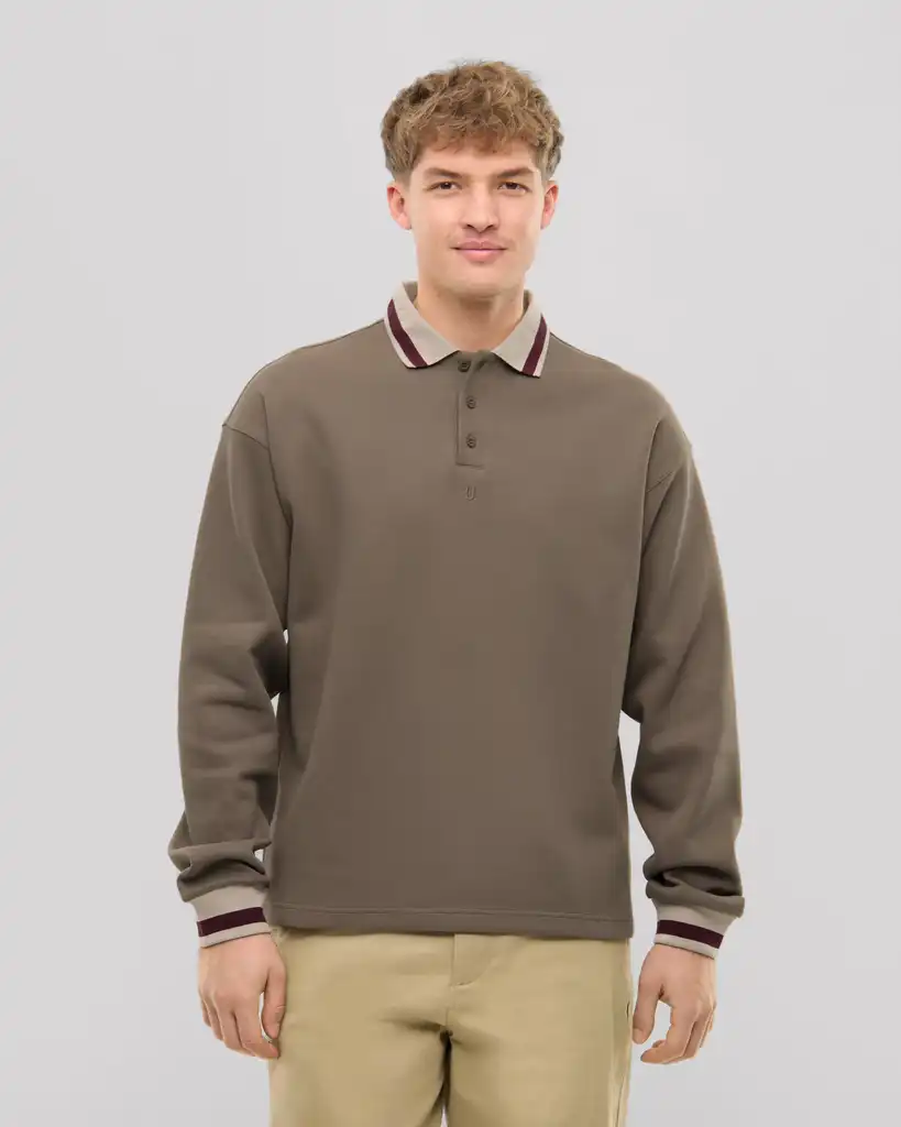 Long sleeve polo shirt “Brandon”