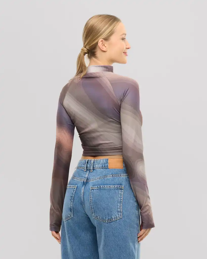Cropped Longsleeve "Amber"