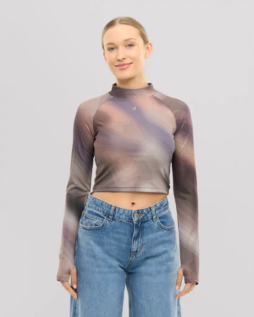 Cropped Longsleeve "Amber"