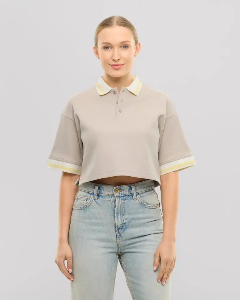 Cropped polo shirt "Abbie"