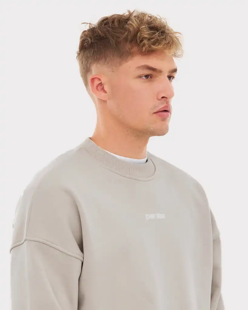Oversized crewneck "Carter" print