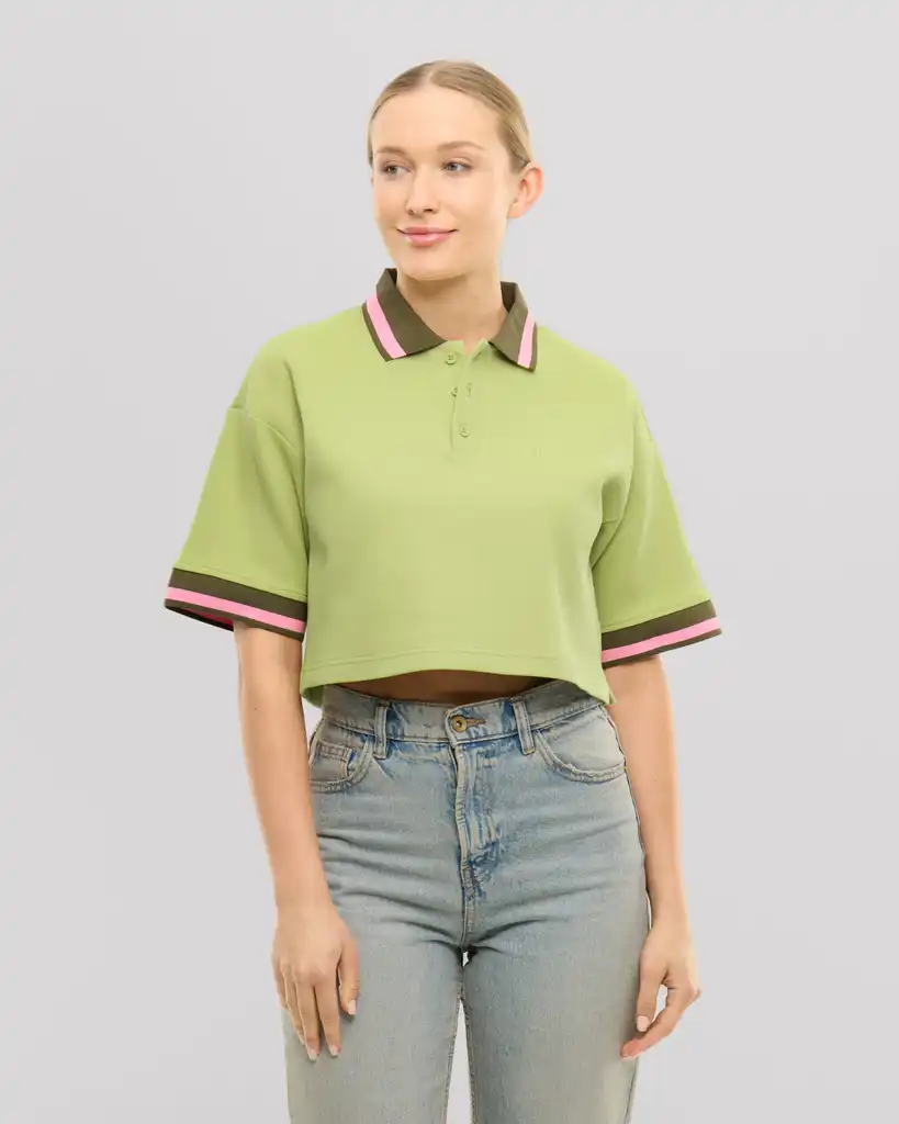 Cropped polo shirt "Abbie"